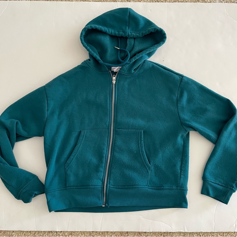 Stylish Teal Hoodie Jacket
